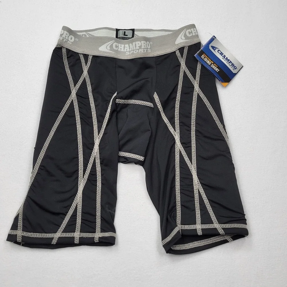 Champro Sports Youth‎ Sliding Short Youth L Black Baseball Sports